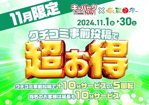 クチコミ事前投稿イベント